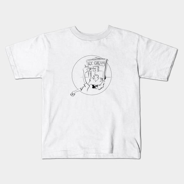 Ice Cream Dream Kids T-Shirt by Jason's Doodles